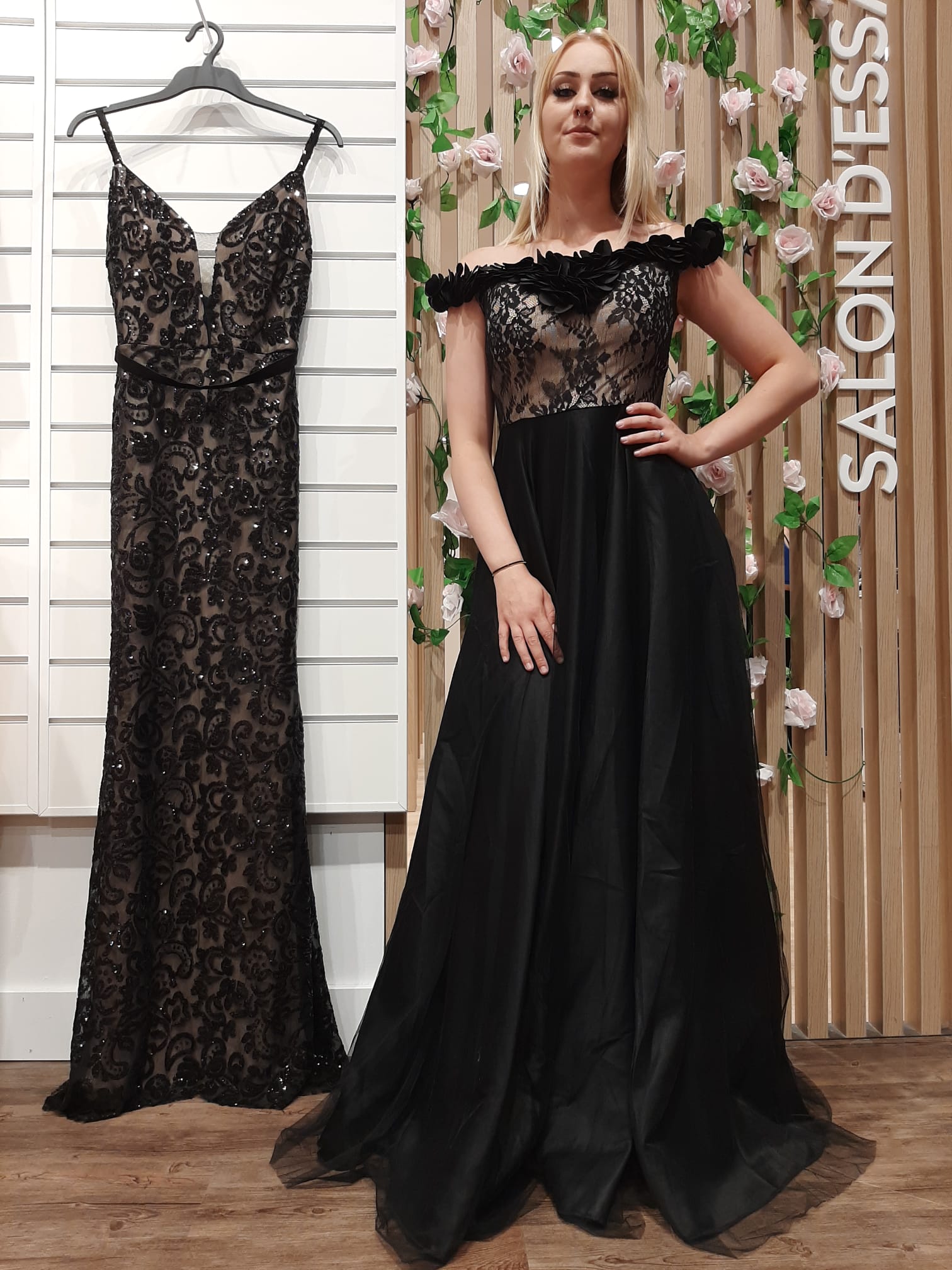 Robe d'été noir